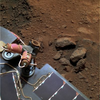 Where's the "Dust"?!? - Sol 500 (True Colors; credits: Dr G. Barca)
nessun commento
Parole chiave: Spacecraft - MER Spirit - Solar Panels and Surface