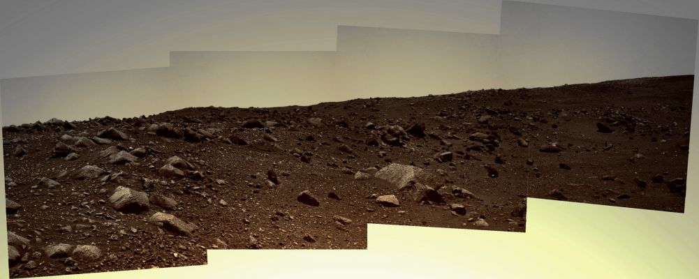 Dark Skyline - Sol 558 (Photo-composite - Natural Colors; credits: Dr G. Barca)
nessun commento
Parole chiave: Mars Panorama - Gusev Crater