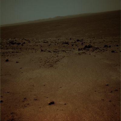 Panorama and distant mountains (1) - Sol 574 (Natural Colors; credits for the additional process. and color.: Dr Paolo C. Fienga)
nessun commento
Parole chiave: Martian Horizon - Gusev Crater