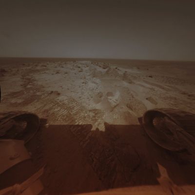 Windy Summit - Sol 583 (Absolute Natural Colors; credits for the additional process. and color.: Dr Paolo C. Fienga - Lunexit Team)
nessun commento
Parole chiave: Martian Horizon - Gusev Crater - Husband Hill's Summit