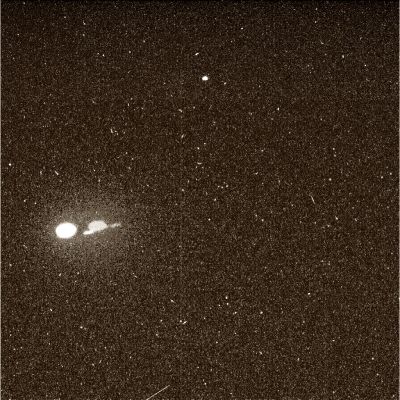 Night Sky, Stars and (maybe) Phobos - Sol 595 (2 - credits: Dr G. Barca)
nessun commento
Parole chiave: Martian Sky
