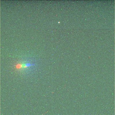 Night Sky, Stars and (maybe) Phobos - Sol 595 (3 - credits: Dr G. Barca)
nessun commento
Parole chiave: Martian Sky
