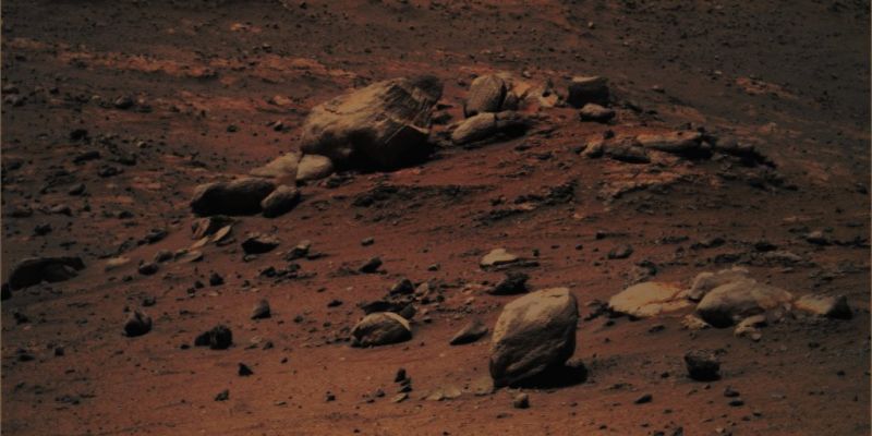 Rusty Outcrop - Sol 682 (possible Natural - and enhanced - Colors; credits: Lunar Explorer Italia)
nessun commento
Parole chiave: Martian Surface - Outcrop