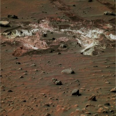 The unbelievable True Colors of Gusev's Surface - Sol 728 (possible True Colors; credits: Dr G. Barca)
nessun commento
Parole chiave: Martian Surface - Rover Tracks and colourful Rocks and Sand