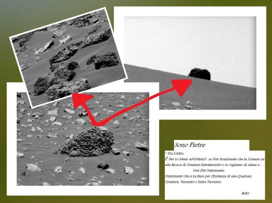 Just Rocks... - Sol 730 (photo-mosaic, by Roby)
Un interessante fotomosaico (che forse risponde a qualche nostra domanda...) ed una profonda riflessione, da parte del nostro Caro Amico "Roby", che salutiamo con affetto!
Parole chiave: Martian Surface - Volcanic Rocks