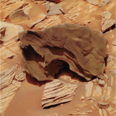 Unusually-looking Layered Rock - Sol 747 (possible Natural Colors; credits: Drr Marco Faccin and Paolo C. Fienga - Lunexit Team)
nessun commento
Parole chiave: Martian Surface - Unusually-looking Rock