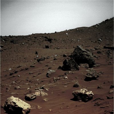 Boulders - Sol 806 (Natural Colors; credits: Lunar Explorer Italia)
nessun commento
Parole chiave: Martian Surface - Boulders and Rocks of various shape and sizes