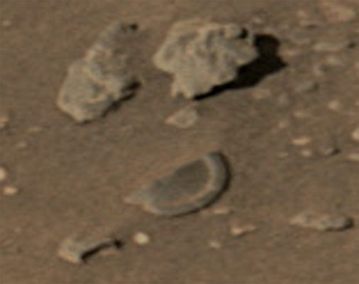 Explain THIS! - Sol 814 (EDM - Natural Colors; credits: Dr Gianluigi Barca - Lunexit Team)
EDM from 'McMurdo' Panorama from Spirit's 'Winter Haven' - The Pancam began shooting component images of this Panorama during Spirit's sol 814 (April 18, 2006) and completed it on sol 932 (Aug. 17, 2006). 
Parole chiave: Martian Surface - Extremely Controversial Surface Feature - The Locket