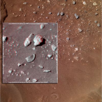 Explain THIS! - Sol 856 (EDM n.3 - Offset: Natural Colors; inset: Hi-Def-3D; credits: Dr M. Faccin - Lunexit Team)
nessun commento
Parole chiave: Martian Surface - Extremely Controversial Surface Feature - The Locket