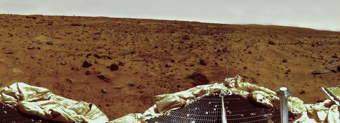 Presidential Panorama - Full Daylight -, Part I - Sol 18 (possible True Colors; credits: Dr G. Barca & Lunexit)
nessun commento
Parole chiave: Mars Panorama - Ares Vallis