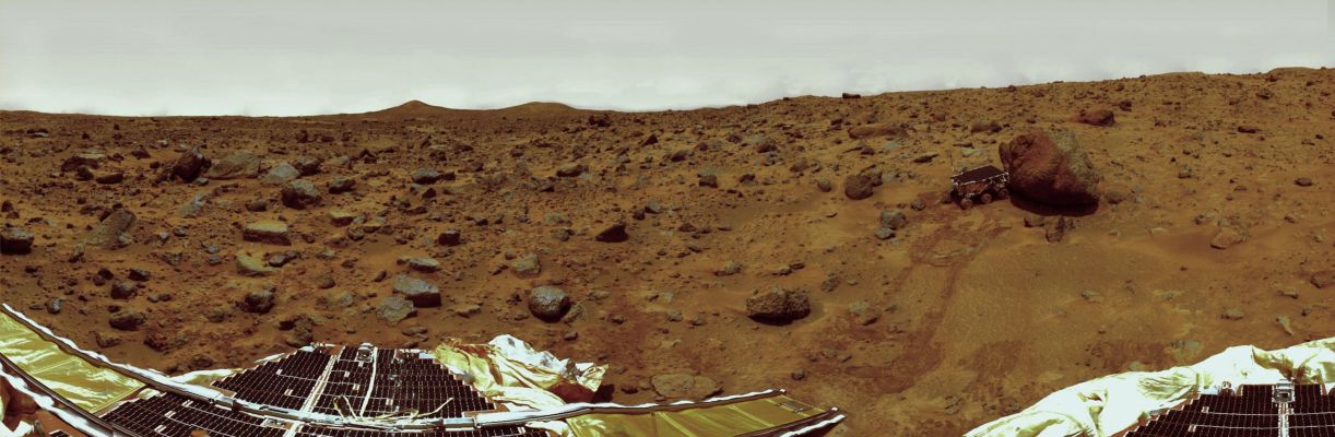 Presidential Panorama - Full Daylight -, Part II - Sol 18 (possible True Colors; credits: Dr G. Barca & Lunexit)
nessun commento
Parole chiave: Mars Panorama - Ares Vallis