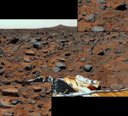 Rocky Landscape and a distant hill - Sol 19 (MULTISPECTRUM; credits: Lunexit)
nessun commento
Parole chiave: Martian Surface - Soujourner/Pathfinder Landing Site