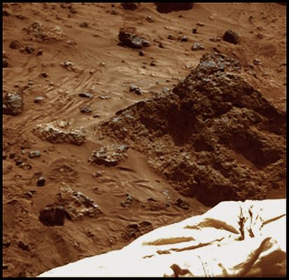 Deflated Air-Bags and Disturbed Terrain - Sol 26 (natural colors; credits: Dr G. Barca)
nessun commento
Parole chiave: Martian Surface - Disturbed Terrain in Ares Vallis