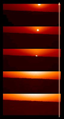 Sunrise on Mars - Sol 29 (coloring: NASA)
Una nostra opinione su questi (suggestivi) "stills" dell'alba Marziana: ottimi frames, colori (ribadiamo) "suggestivi" ed "affascinanti"...Ma secondo noi COMPLETAMENTE ERRATI (oppure, se preferite, talmente "stretchati/esasperati" sulla dominante rosso-arancio che, alla fine, il risultato è totalmente non realistico).
Parole chiave: Sunrise on Mars