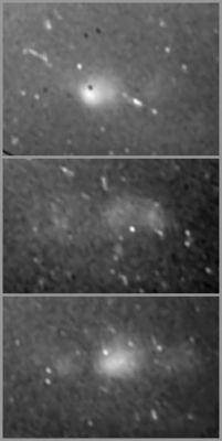 Saturnian Lightnings
NASA's Cassini Spacecraft captured images of lightning at Saturn that allowed scientists to create the first movie showing lightning flashing on another Planet. 
"The Visible Light images tell us a lot about the lightning," said Ulyana Dyudina, a Cassini imaging team associate based at the California Institute of Technology (Caltech) in Pasadena, Calif., who was the first to see the flashes. "Now we can begin to measure how powerful these storms are, where they form in the cloud layer and how the optical intensity relates to the total energy of the thunderstorms."

After waiting years for Saturn to dim enough for the Spacecraft's cameras to be able to detect bursts of light, scientists were able to create the movie, complete with an accompanying soundtrack that features the crackle of radio waves emitted when lightning bolts struck.

"This is the first time we have the visible lightning flash together with the radio data," said Georg Fischer, a radio and plasma wave science team associate based at the Space Research Institute in Graz, Austria. "Now that the radio and visible light data line up, we know for sure we are seeing powerful lightning storms."

Cassini, launched in 1997, and NASA's Voyager mission, launched in 1977, had previously captured radio emissions from storms on Saturn. 

A belt around the gas giant, where Cassini previously detected radio emissions and bright, conservative clouds, even earned the nickname "storm alley." Cassini's cameras, however, had been unable to obtain pictures of lightning flashing.

Since the Robotic Spacecraft's arrival at Saturn in 2004, it has been difficult for Cassini to see lightning because the planet is very bright and reflective. Sunlight that shines off of Saturn's enormous Rings makes even the night side of Saturn brighter than a full-moon night on Earth. 
The Equinox period around August 2009 finally brought enough darkness needed for Cassini's cameras. During Equinox, the Sun shone directly over the Planet's Equator, lighting the Rings edge-on only, leaving the bulk of the Rings in shadow. 

The movie and radio data collected by the scientists suggest extremely powerful storms, with lightning that flashes as brightly as the brightest super-bolts of lightning on Earth, according to Andrew Ingersoll, a Cassini imaging science subsystem team member at Caltech. 

"What's interesting is that the storms are as powerful or even more powerful at Saturn as on Earth," Ingersoll said. "But they occur much less frequently, with usually only one happening on the planet at any given time, though it can last for months."

The first images of lightning on Saturn were captured in August 2009, during a storm that lasted from January to October 2009, longer than any other observed lightning storm in the Solar System. 

In order to make a video, scientists needed more pictures with brighter lightning and strong radio signals. Data collected during a shorter subsequent storm, which occurred from November through mid-December 2009, was also used. 

The frames in the video were obtained over a period of 16 minutes on Nov. 30, 2009. The flashes lasted less than one second. The images also show a cloud as long as 1900 miles (3057,746 Km) across, with the regions illuminated by the lightning flashes reaching approx. 190 miles (305,7746 Km) in diameter. Scientists used the width of the lightning flashes to gauge the depth of the bolts below the cloud tops. 

Lightning that strikes on Earth and Saturn emit radio waves at a frequency that can cause static on an AM radio. The audio in the video approximate that static sound, based on Saturn's electrostatic discharge signals that were detected by Cassini's radio and plasma wave science instrument. 

Scientists monitoring the Cassini Orbiter were busy during this Equinox period, having already observed clumps in Saturn's Rings that are as high as the Rocky Mountains. 

The Cassini-Huygens mission is a joint project involving NASA, the European Space Agency and the Italian Space Agency. The Jet Propulsion Laboratory, a division of Caltech, manages the Cassini-Huygens mission for NASA's Science Mission Directorate in Washington. The Cassini orbiter and its two onboard cameras were designed, developed and assembled at the Jet Propulsion Laboratory.
Parole chiave: Saturn - Upper Atmosphere