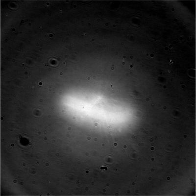 "?"
Un ovvio tentativo di messa a fuoco, riuscito proprio male, su un oggetto particolarmente luminoso (riteniamo che si tratti di una delle maggiori lune di Saturno). Comunque un'immagine intrigante ed interessante.
Parole chiave: Saturnian Sky