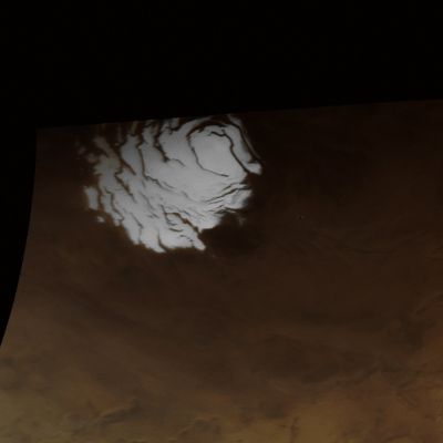 The South Pole of Mars (Absolute Natural Colors; credits for the additional process. and color.: Dr Paolo C. Fienga - Lunexit Team)
nessun commento
Parole chiave: Mars from orbit - South Pole
