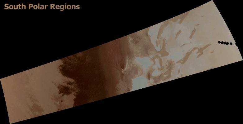 The beautiful Southern Regions of Mars (Natural Colors; credits for the additional process. and color.: Dr Paolo C. Fienga - Lunexit Team)
nessun commento
Parole chiave: Mars from orbit - South Polar Regions