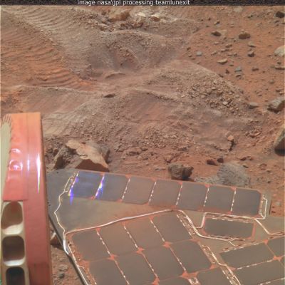 In the World of the Orange Dust: Spirit's Solar Panels (Natural Colors; credits: Dr Marco Faccin - Lunexit Team)
nessun commento
Parole chiave: Spacecrafts - MER Spirit - Solar Panels