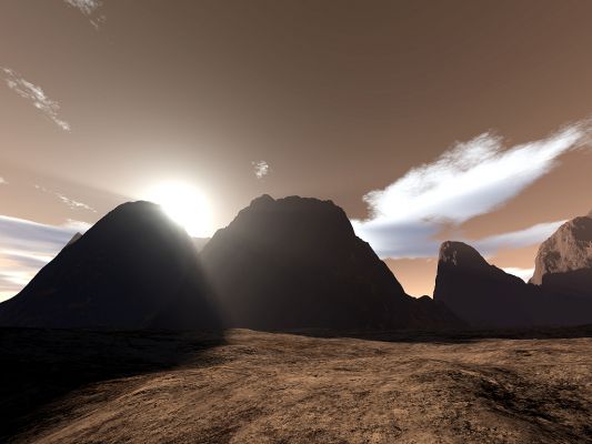 Sunset on Mars (by Roberto Tremolada)
"...The wolf shall live with the lamb,
The leopard shall lie down with the kid,
The calf and the lion and the fatling together,
And a little child shall lead them..."

- Isaiah, 11:6
Parole chiave: Fantasy