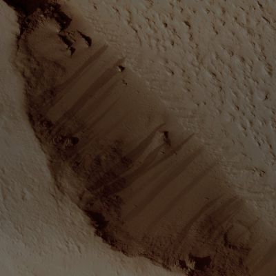 Seepage in Marte Vallis (Natural Colors; credits: Lunar Explorer Italia)
nessun commento
Parole chiave: Mars from orbit - Seeps - Marte Vallis Region