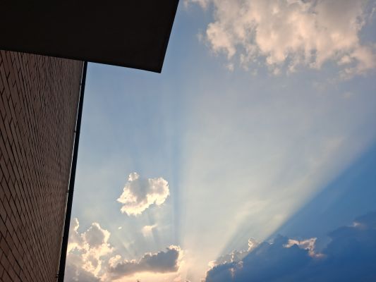 Crepuscular Rays (Image Crtedits: Tatiana Balbiani)
"É impossível explicar as preferências humanas.
Embora sejam construídos com materiais absolutamente idênticos e ambos sejam belos (ninguém consegue dizer qual é mais bonito), o pôr do sol sempre teve, e ainda tem, uma audiência maior do que o nascer do sol."

(traduzione)

"È impossibile spiegare le preferenze umane. 
Anche se costruiti con materiali assolutamente identici, ed entrambi bellissimi (nessuno può dire quale dei due è più bello), il Sole che tramonta ha sempre avuto, ed ha, più pubblico di quello che sorge".

Millor Fernandes
Parole chiave: Amatorial pictures