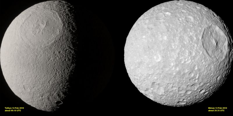 Saturnian Twins: Tethys and Mimas (Natural Colors - Image-Mosaic; credits: Elisabetta Bonora - Lunexit Team)
nessun commento
Parole chiave: Saturnian Moons - Tethys and Mimas