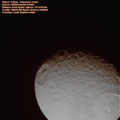 The cratered Lands of Tethys (5)
nessun commento
Parole chiave: Saturn's Moons - Tethys
