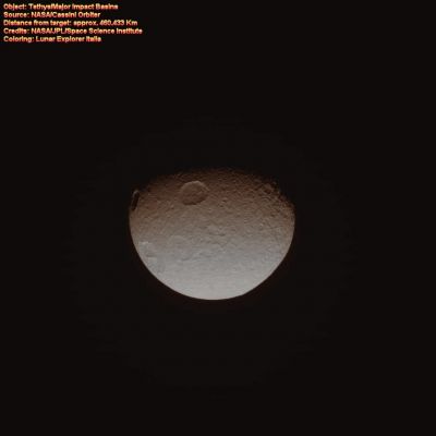 The cratered Lands of Tethys (7)
nessun commento
Parole chiave: Saturn's Moons - Tethys