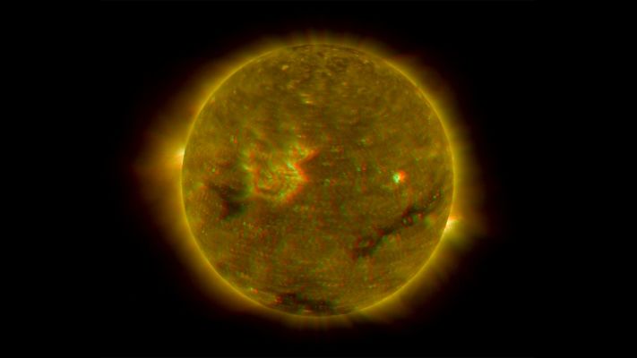 Disk Image of the Sun, March 26, 2007 (Anaglyph)
nessun commento
Parole chiave: The Sun from Space