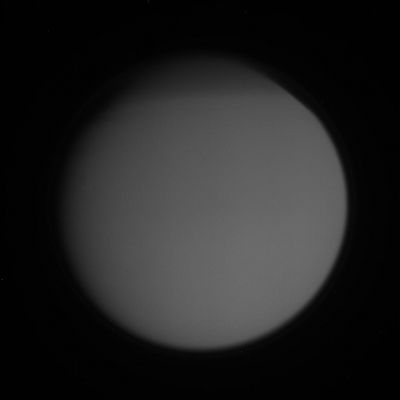 Titan
Caption NASA:"N00091161.jpg was taken on September 02, 2007 and received on Earth September 03, 2007. The camera was pointing toward TITAN that, at the time, was approximately 1.313.086 Km away, and the image was taken using the CL1 and UV3 filters. This image has not been validated or calibrated".
Parole chiave: Saturn's Moons - Titan