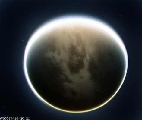Titanian "Aura" (False Colors; credits for the additional process. and color.: Dr Marco Faccin - Lunexit Team)
nessun commento
Parole chiave: Titan