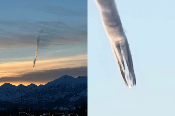 Unusual Phenomenon over Alaska
Una strana nube, di forma sottile e allungata «come un verme», è stata avvistata nelle prime ore di giovedì 7 aprile in Alaska, nell'area di Lazy Mountain. Le immagini hanno cominciato a circolare insistentemente sui social, dando vita alle più disparate teorie. Il fenomeno non è stato sottovalutato nemmeno dalle autorità locali, che hanno avviato delle indagini per cercare di comprendere la natura dello strano avvistamento. Gli Alaska State Troopers e l'Alaska Rescue Coordination Center, incaricati del caso, hanno immediatamente escluso la pista dell'incidente aereo, non avendo ricevuto alcun allarme o richiesta d'aiuto in quelle ore. Mentre il mistero si infittisce, sul web proliferano le teorie. Si va da chi ipotizza che la strana scia sia stata causata da un meteorite, fino a chi parla di «attacco missilistico russo». La bizzarra nube è stata associata, molto più fantasiosamente, anche all'atterraggio di un Ufo. 
Da molti la forma della scia di fumo viene associata a quella di «un verme». Nessuna delle teorie è stata confermata dalle autorità locali. La spiegazione più convincente arriva da un comunicato dei Troopers dello Stato nord-americano: «Ulteriori indagini hanno rivelato che un grande jet commerciale stava volando in quella zona quando sono state scattate le foto. L'aereo è stato contattato e ha riferito di normali operazioni di volo in rotta verso l'aeroporto JFK di New York». I militari ritengono che la nube potrebbe essere la scia del jet commerciale che, combinata con la luce del sole nascente, ha generato il peculiare fenomeno atmosferico. La nota conclude: «Apprezziamo molto i numerosi abitanti dell'Alaska che questa mattina hanno segnalato l'avvistamento sospetto alle forze dell'ordine».
Parole chiave: Unusual Phenomenon