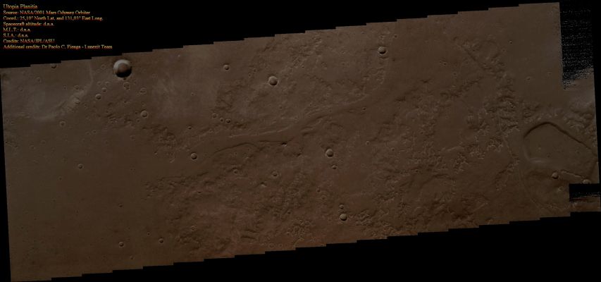 Utopian Landscape (Natural Colors; credits for the additional process. and color.: Dr Paolo C. Fienga - Lunexit Team)
nessun commento
Parole chiave: Mars from orbit - Utopia Planitia