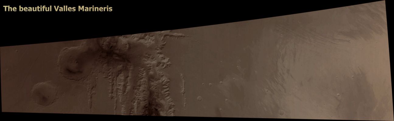 Portion of the Valles Marineris Canyon System (Natural Colors; credits for the additional process. and color.: Dr Paolo C. Fienga)
nessun commento
Parole chiave: Mars from orbit - Valles Marineris Canyon System