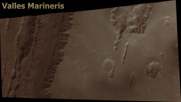 Portion of the Valles Marineris Canyon System (Natural Colors; credits for the additional process. and color.: Dr Paolo C. Fienga)
nessun commento
Parole chiave: Mars from orbit - Valles Marineris Canyon System