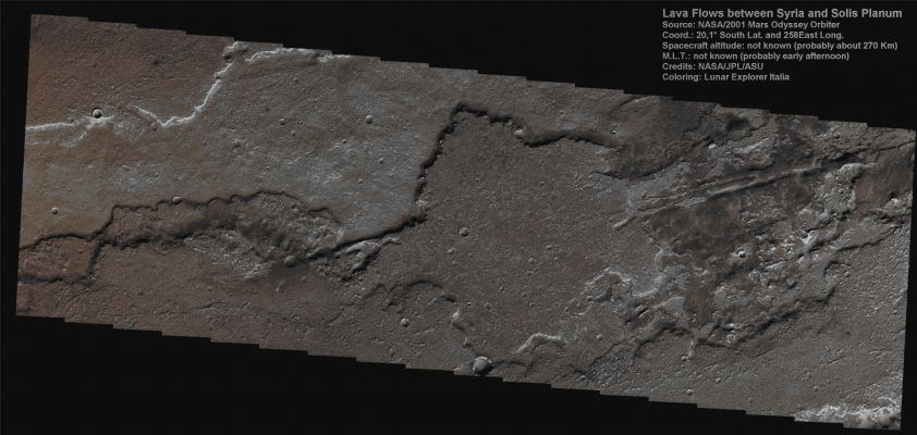 Lava Flows (Enhanced Natural Colors; credits for the additional process. and color.: Dr Paolo C. Fienga - Lunexit Team)
nessun commento
Parole chiave: Mars from orbit - Volcanic Features - Lava Flows