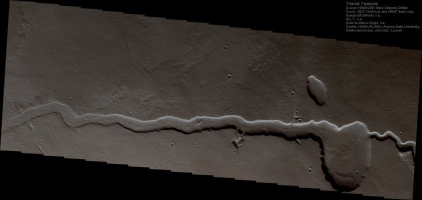Collapse Features in Tharsis (Absolute Natural Colors; credits: Dr Paolo C. Fienga - Lunexit Team)
nessun commento
Parole chiave: Mars from orbit - Volcanic Features - Channel and Pits