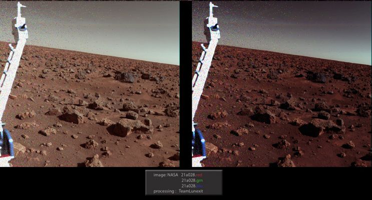 Chrise Planitia (Natural Colors - Sx - and Natural but enhanced Colors - Dx; credits: Dr M. Faccin - Lunexit Team)
nessun commento
Parole chiave: Mars Panorama - Chrise Planitia