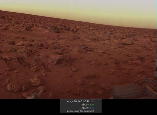 The "Dark Orange Landscape" of Utopia Planitia (Natural Colors; credits: Dr M. Faccin - Lunexit Team)
nessun commento
Parole chiave: Martian Horizon and Sky - Utopia Planitia