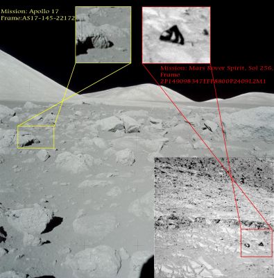 The Moon-Mars "Connection" strikes again: the "Moonflower" and the "Martian Flower" (2 - by Dr G. Barca)
nessun commento
Parole chiave: Lunar Surface and Martian Surface - Comparison