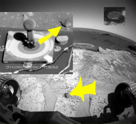 Always ONE and the SAME!
...l'angolo visuale cambia, ma è SEMPRE lo stesso "oggetto"...
Parole chiave: Martian Surface - Controversial Surface Feature - "Bug"