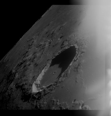 AS 12-52-7757 - Marius Crater (sunstruck)
Image Collection:  70mm Hasselblad 
Mission:  12 
Magazine:  52 
Magazine Letter:  S 
Latitude: 12,8° North
Longitude: 50,3° West
Film Type:  SO164 
Film Width:  70 mm 
Film Color:  black & white 
Feature(s):  MARIUS CRATER
Parole chiave: The Moon from orbit - Craters - Marius