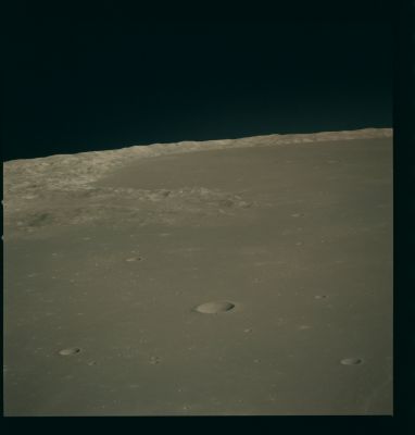 AS 15-93-12704 - The "Herschel" Legacy
Image Collection:  70mm Hasselblad 
Mission:  15 
Magazine:  93 
Magazine Letter:  P 
Latitude:  38,0° North
Longitude: 33,0° West 
Film Type:  SO-368 
Film Width:  70 mm 
Film Color:  color 
Feature(s):  HERSCHEL "C", HERSCHEL "U" and HERSCHEL "V"
Parole chiave: The Moon from orbit - Craters - Herschel "C", "U" and "V"