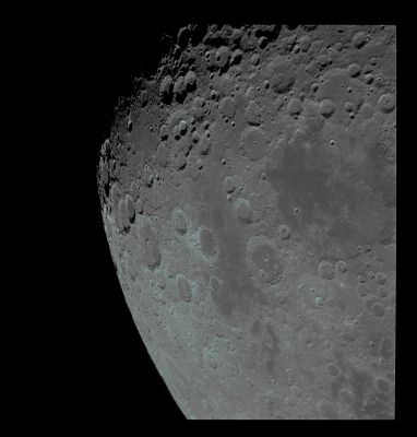 AS 15-96-13097 - Mare Marginis, Mare Smythii and Neper Crater (Special Processing by Lunexit)
Coord.: about 11° North Lat. and 89° East Long.
Parole chiave: The Moon from Space - Maria - Marginis and Smythii