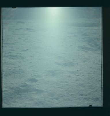 AS 17-147-22510 - Up-Sun
EVA-1 at the LM. 4 o'clock pan. Up-Sun, near surface.
Parole chiave: Lunar Surface