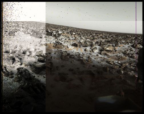 Frost over Utopia Planitia (Frame Viking Lander 2 n. p21841 - RAW Natural Colors; credits for the additional process. and color.: Elisabetta Bonora and Marco Faccin/Lunar Explorer Italia/Italian Planetary Foundation)
nessun commento
Parole chiave: Martian Horizon - Utopia Planitia